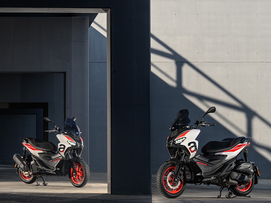 Aprilia SR GT Sport en carretera